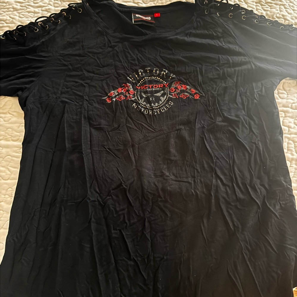 Black Victory Motorcycles T-Shirt